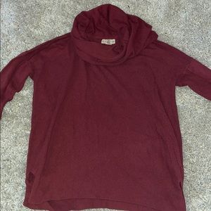 Maroon Turtle Neck Sweater Size Small